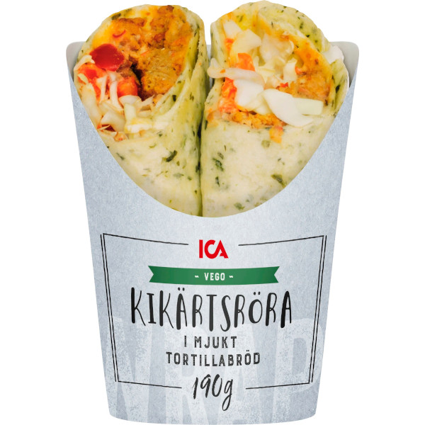 ICA Tortillawrap Kikärtsröra