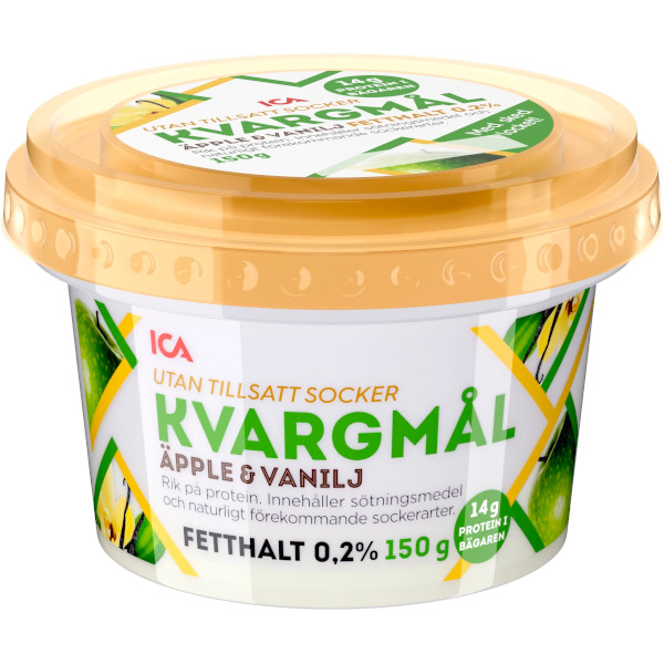 ICA Kvargmål Äpple/Vanilj UTS