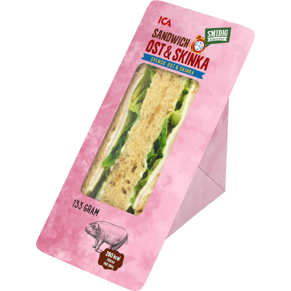 ICA Sandwich Ost & Skinka