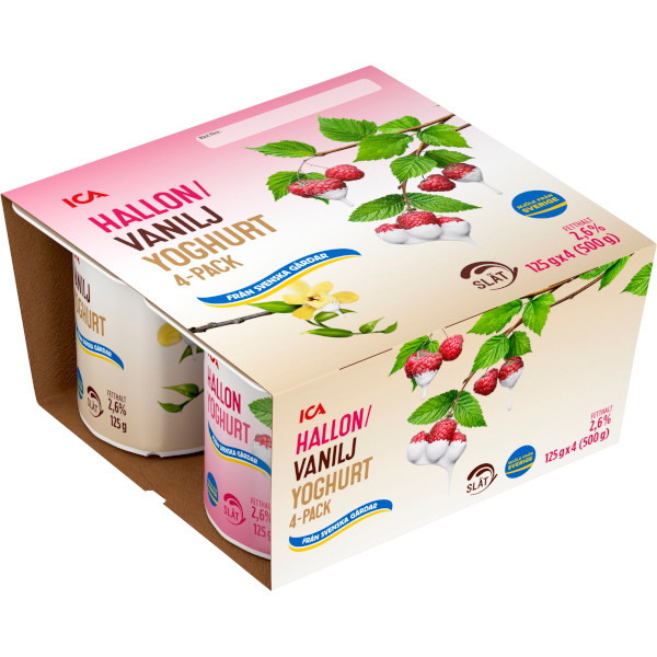 ICA Yoghurt Hallon/Vanilj