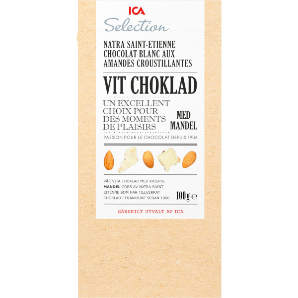 ICA Selection Chokladkaka Vit Mandel