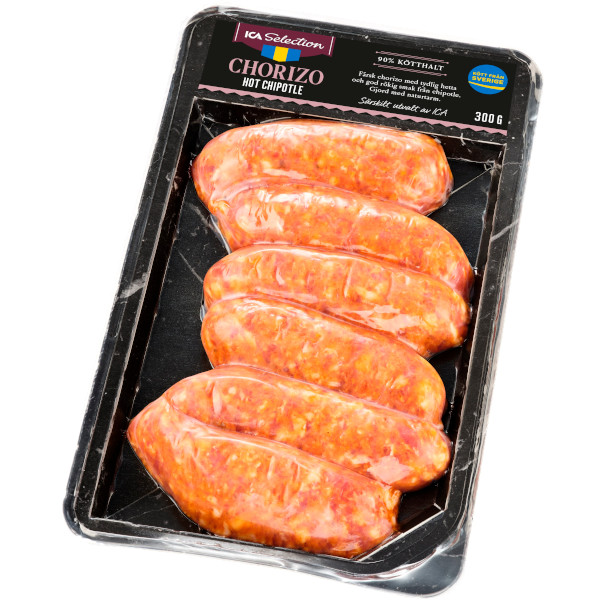 ICA Selection Chorizo Hot Chipotle Färsk