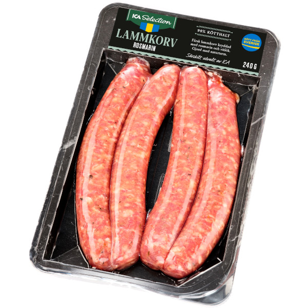 ICA Selection Lammkorv Rosmarin Färsk