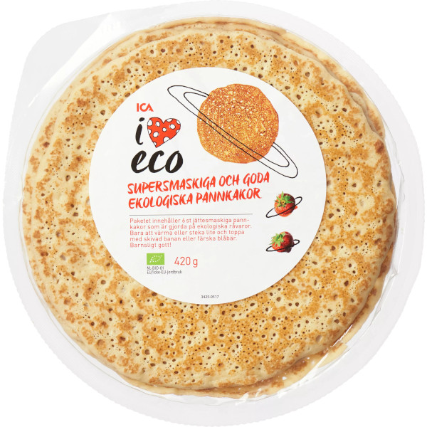 ICA I Love Eco Pannkakor Ekologiska
