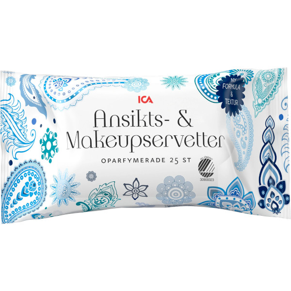 ICA Ansikts & Makeupservetter Oparfymerade