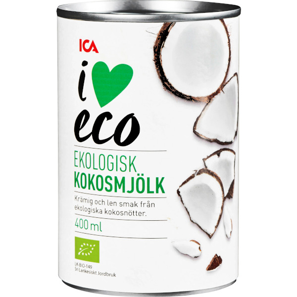 ICA I Love Eco Kokosmjölk Ekologisk