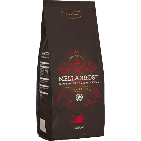 ICA Kaffebönor Mellanrost