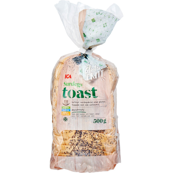 ICA Surdegstoast Glutenfri