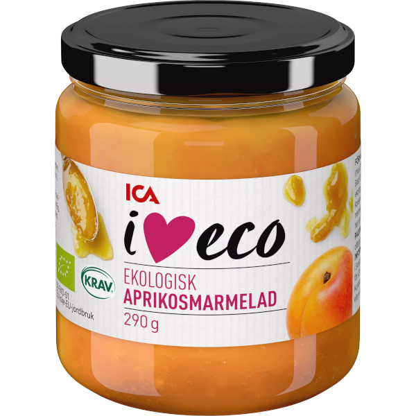 ICA I Love Eco Aprikosmarmelad Ekologisk