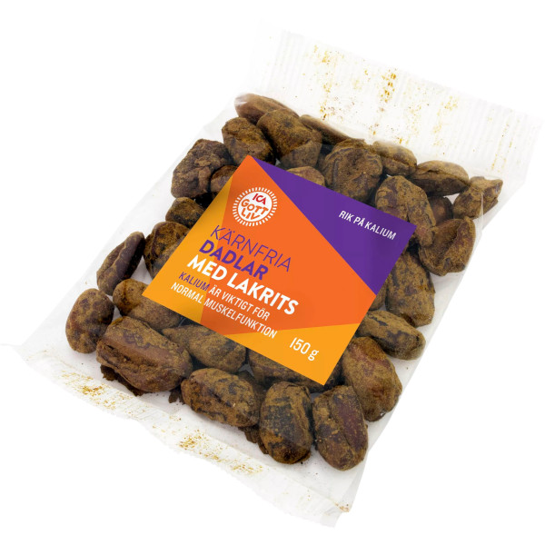 ICA Dadlar Kärnfria Lakrits