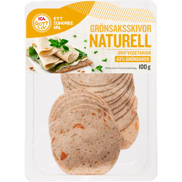 ICA Gott Liv Grönsaksskivor Naturell