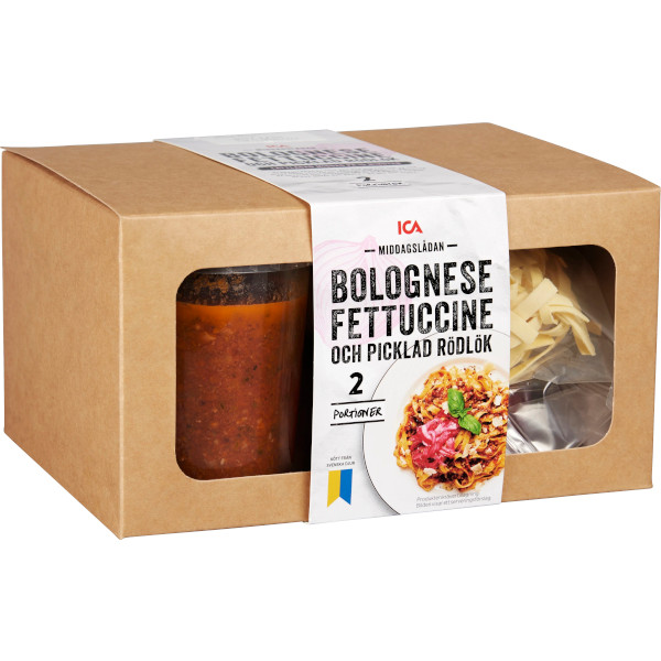 ICA Middagslådan Bolognese Fettuccine