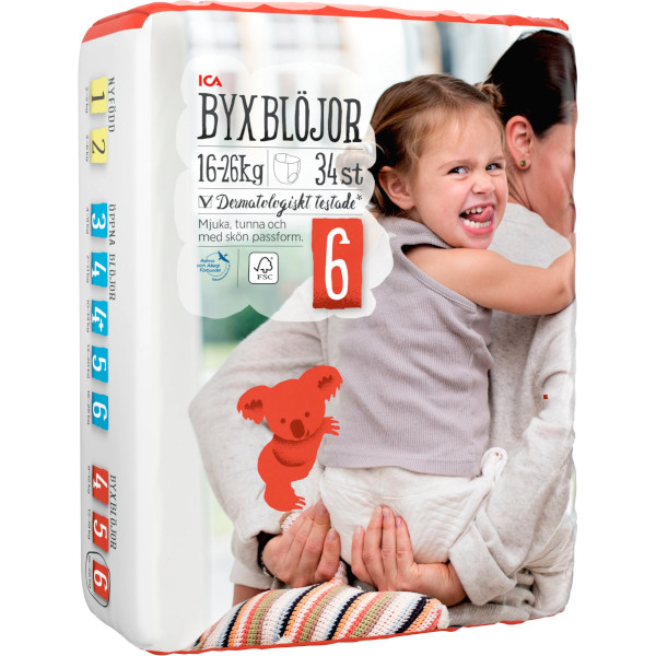 ICA Byxblöjor 16-26kg