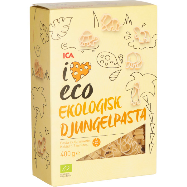ICA I Love Eco Djungelpasta Ekologisk