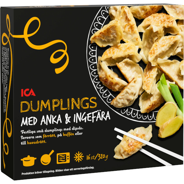 ICA Dumplings Anka & Ingefära