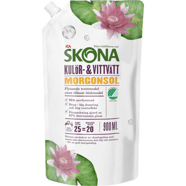 ICA Skona Kulör & Vittvätt Flytande Morgonsol