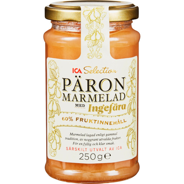 ICA Selection Päronmarmelad Ingefära