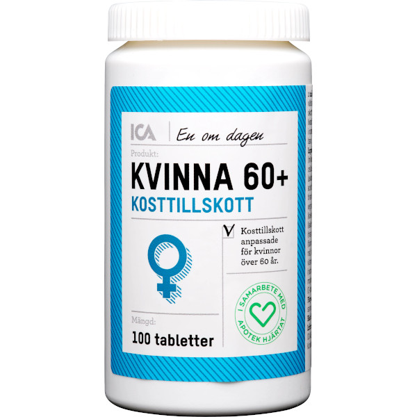 ICA Apotek Hjärtat Kosttillskott Kvinna 60+