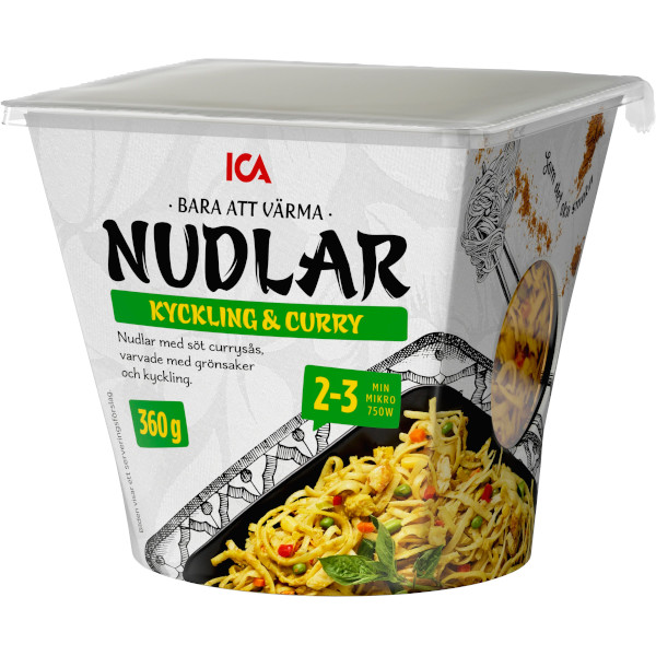ICA Nudlar Kyckling & Curry