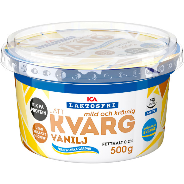 ICA Lättkvarg Vanilj Laktosfri