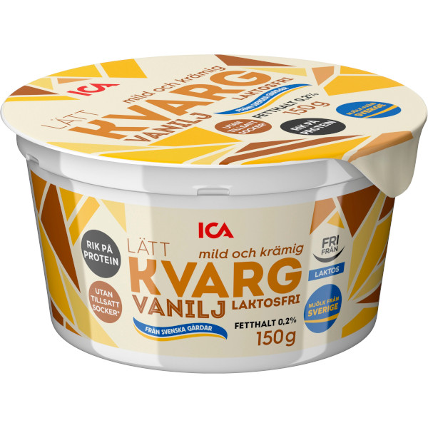 ICA Lättkvarg Vanilj Laktosfri