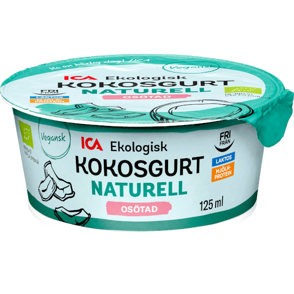 ICA Kokosgurt Naturell Ekologisk