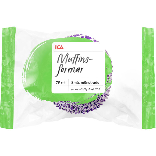 ICA Muffinsformar Små Mönstrade