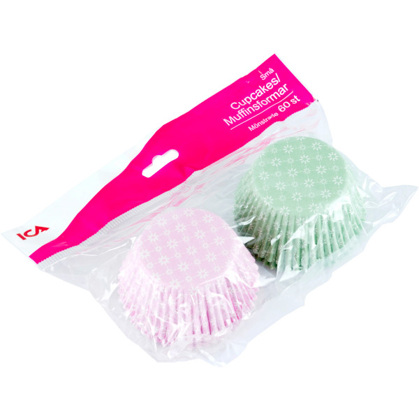 ICA Cupcakes/Muffinsformar Mönstrade Små