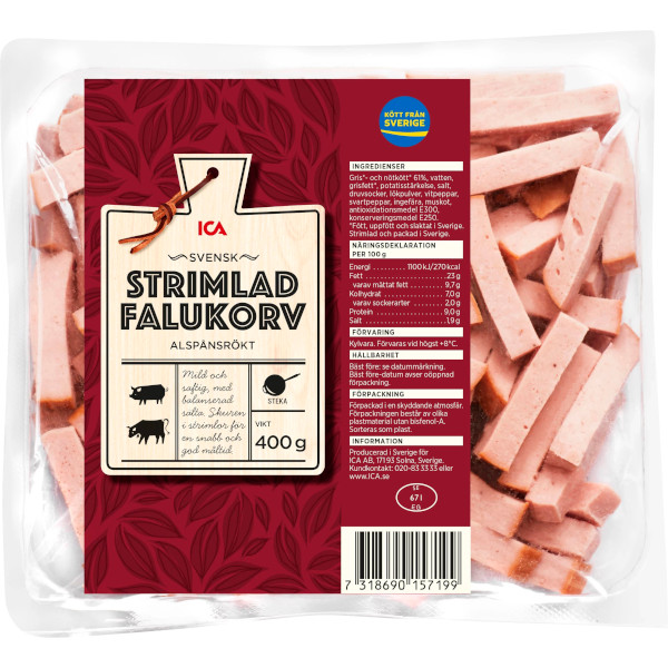 ICA Falukorv Strimlad