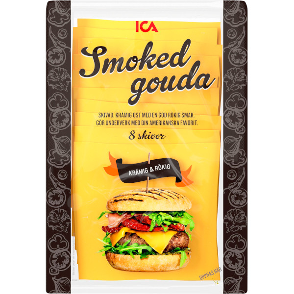 ICA Hamburgerost Smoked Gouda