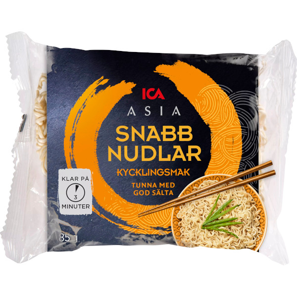 ICA Asia Snabbnudlar Kycklingsmak