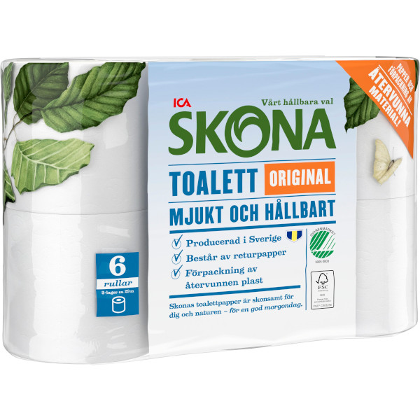 ICA Skona Toalettpapper