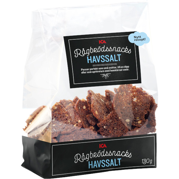 ICA Rågbrödssnacks Havssalt