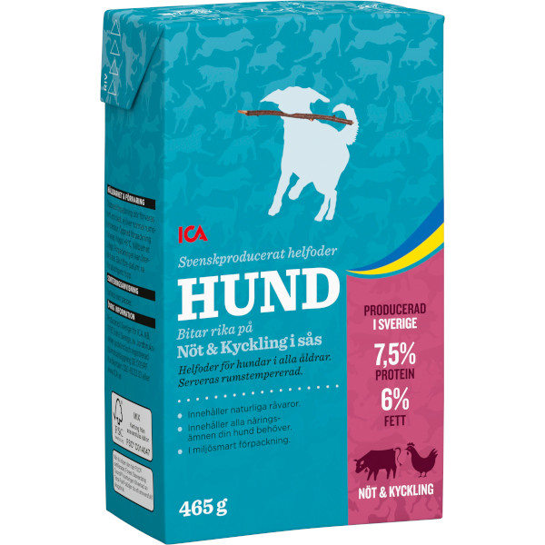 ICA Hundmat Nöt & Kyckling Sås