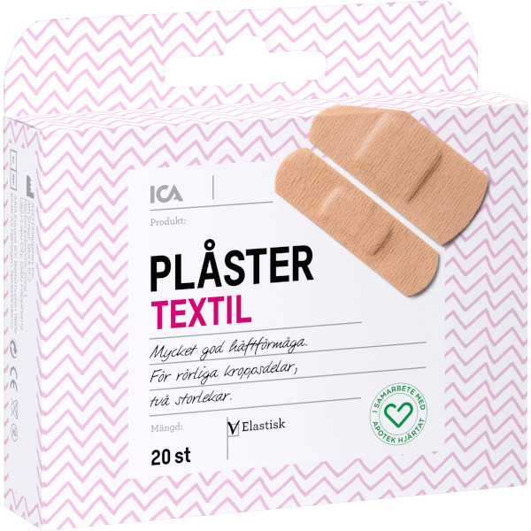 ICA Apotek Hjärtat Plåster Textil