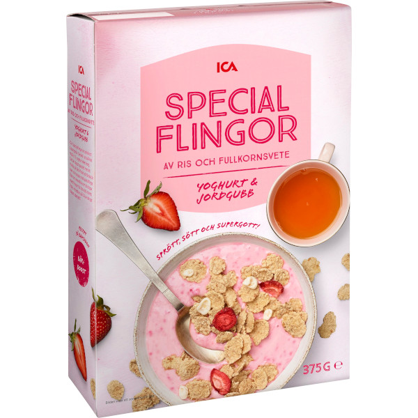 ICA Specialflingor Yoghurt & Jordgubb