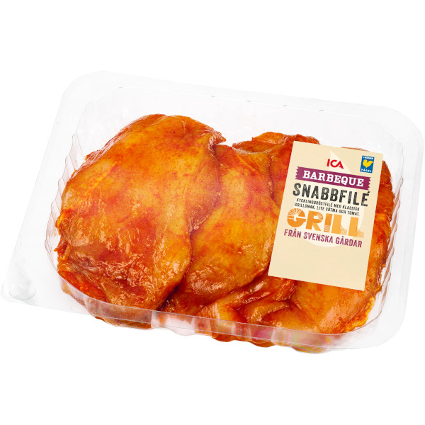 ICA Gott Liv Snabbfilé Kycklingbröst Grill Barbeque