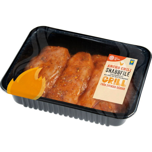 ICA Gott Liv Snabbfilé Kycklingbröst Grill Ancho/Chili