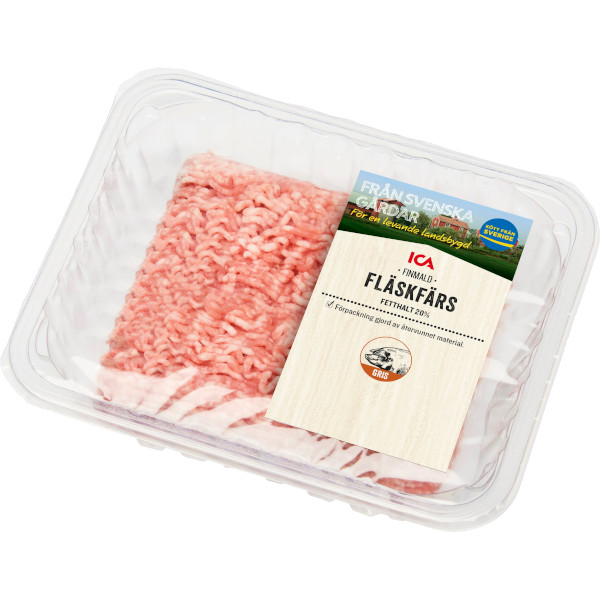 ICA Fläskfärs Finmald 20%