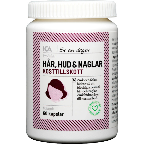 ICA Apotek Hjärtat Kosttillskott Hår/Hud/Naglar