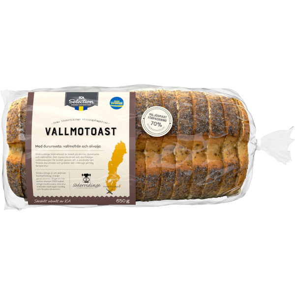 ICA Selection Vallmotoast