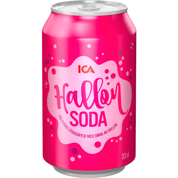 ICA Läsk Hallonsoda