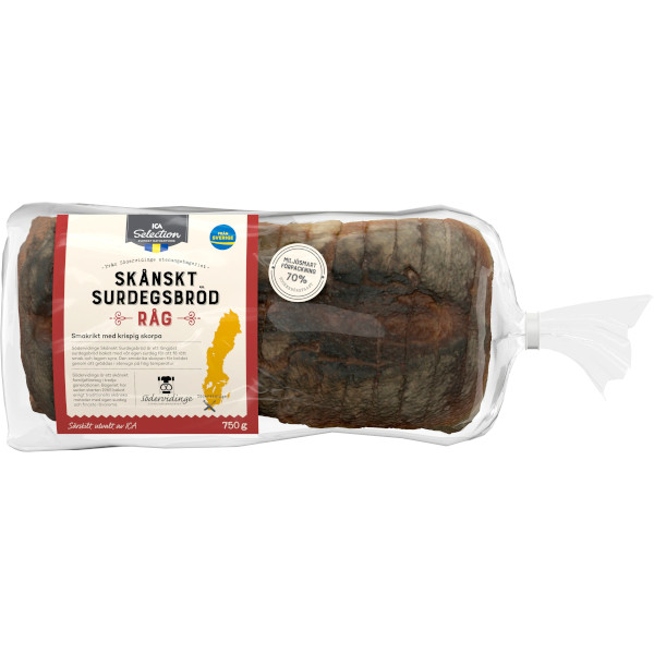 ICA Selection Skånskt Surdegsbröd Råg