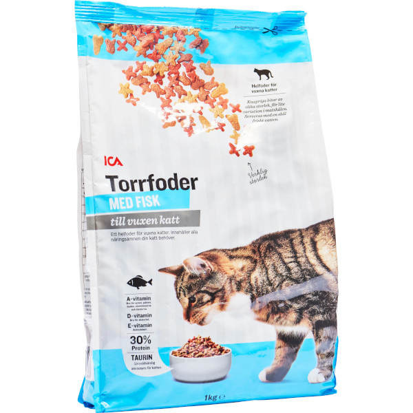 ICA Torrfoder Vuxen Katt Fisk
