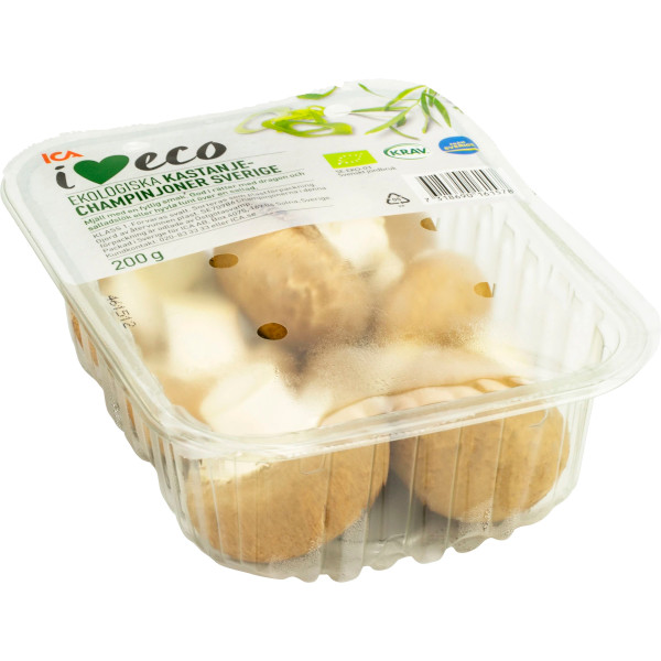 ICA I Love Eco Kastanjechampinjoner Ekologiska