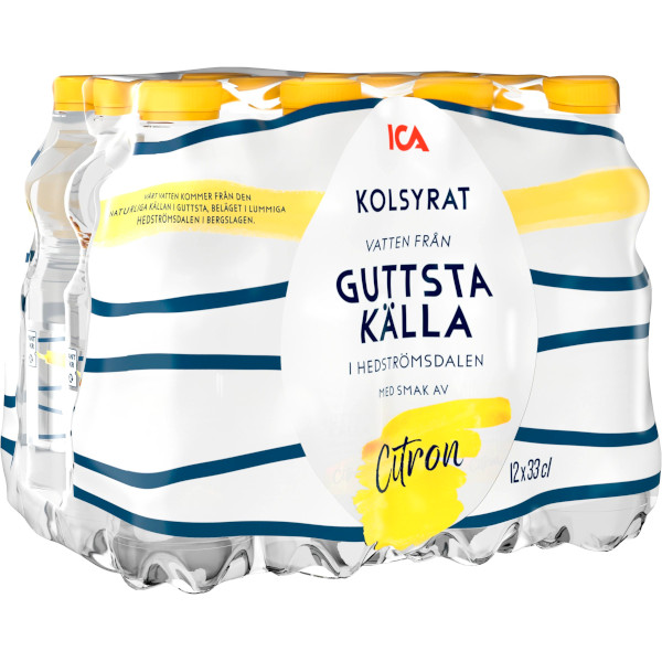 ICA Vatten Kolsyrat Citron