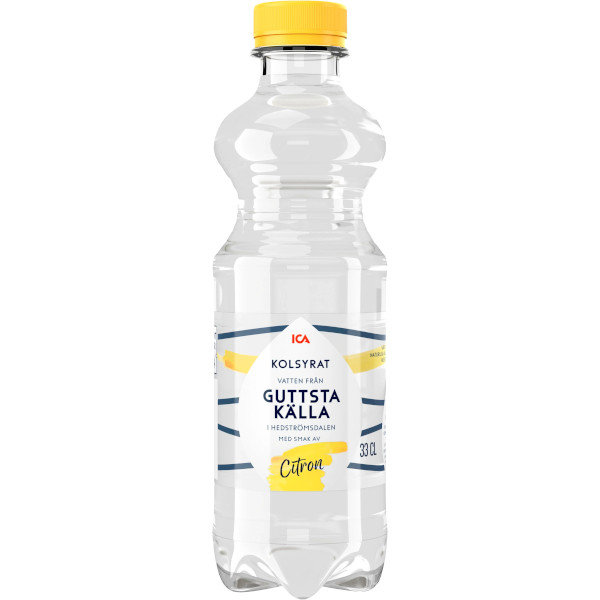 ICA Vatten Kolsyrat Citron