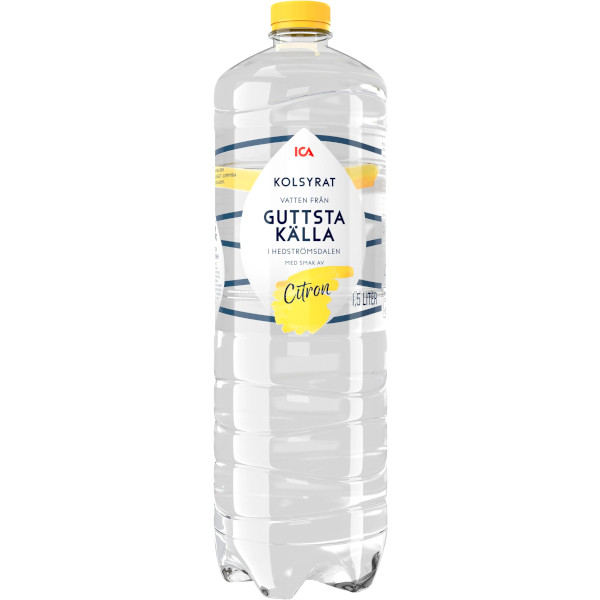 ICA Vatten Kolsyrat Citron