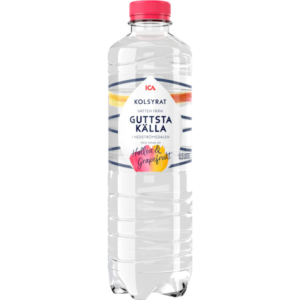 ICA Vatten Kolsyrat Hallon & Grapefrukt