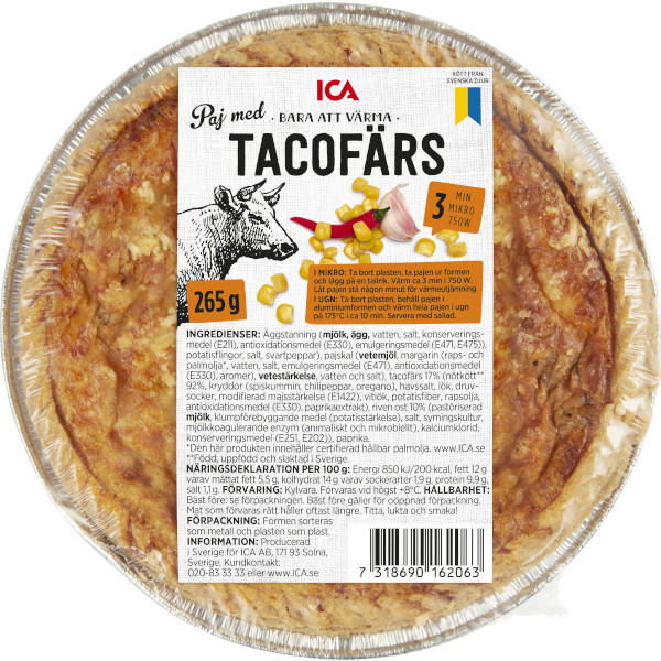 ICA Paj Tacofärs